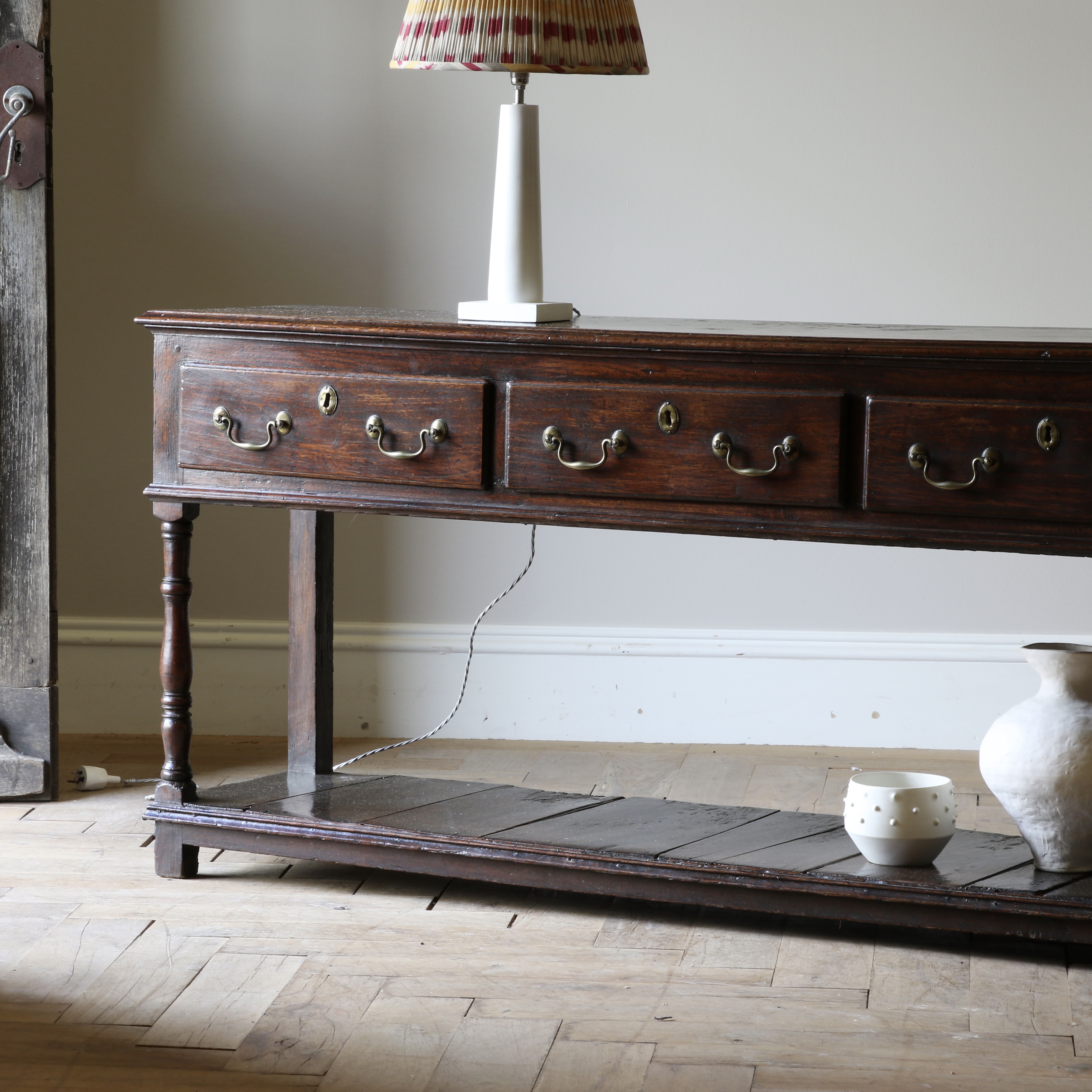 Three Drawer Side Table
